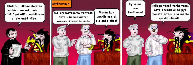 Darol VS Leopold comic strip