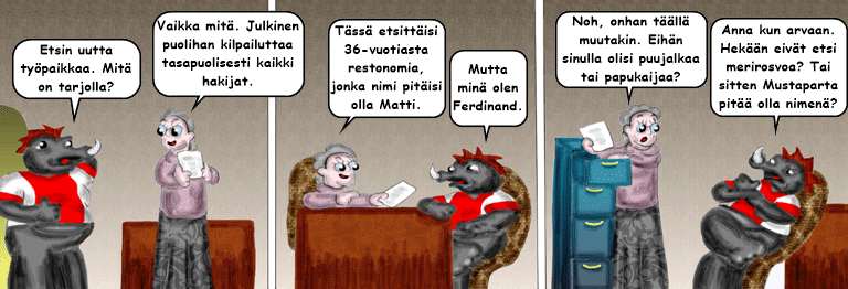 Darol VS Leopold comic strip
