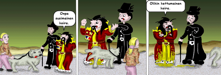 Darol VS Leopold comic strip