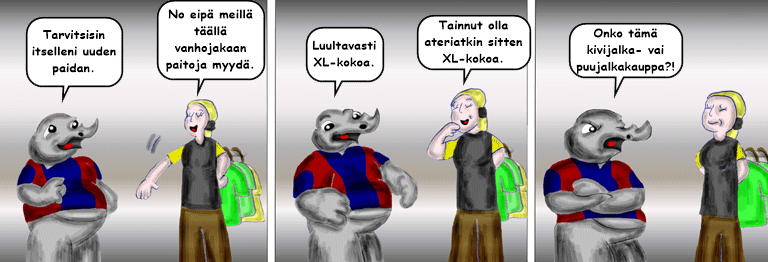 Darol VS Leopold comic strip