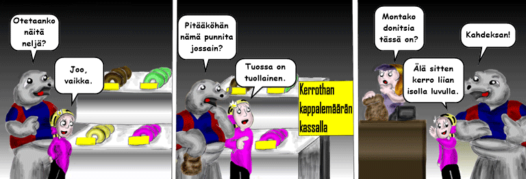Darol VS Leopold comic strip