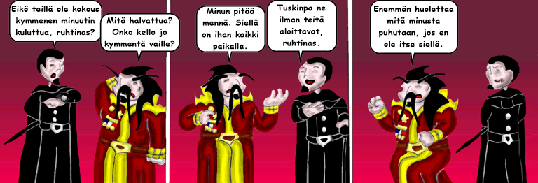 Darol VS Leopold comic strip