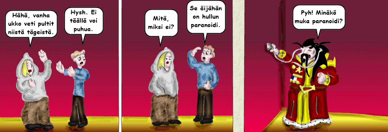 Darol VS Leopold comic strip